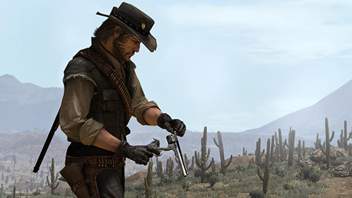John Marston frantically reloaded, but the cactus horde advanced without pause.
